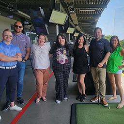Alpha Testing and Riner Engineering North Texas Sales Team Join Together for Top Golf